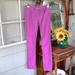 J.Crew ‘City Fit’ Purple Corduroy Pants